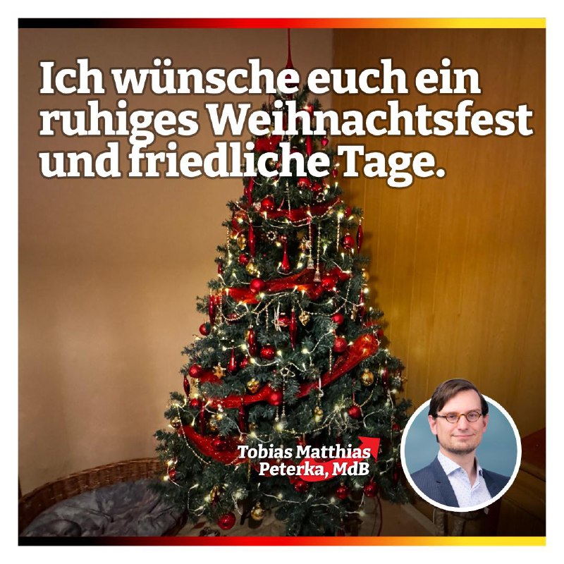 Ich wünsche euch ein ruhiges Weihnachtsfest …