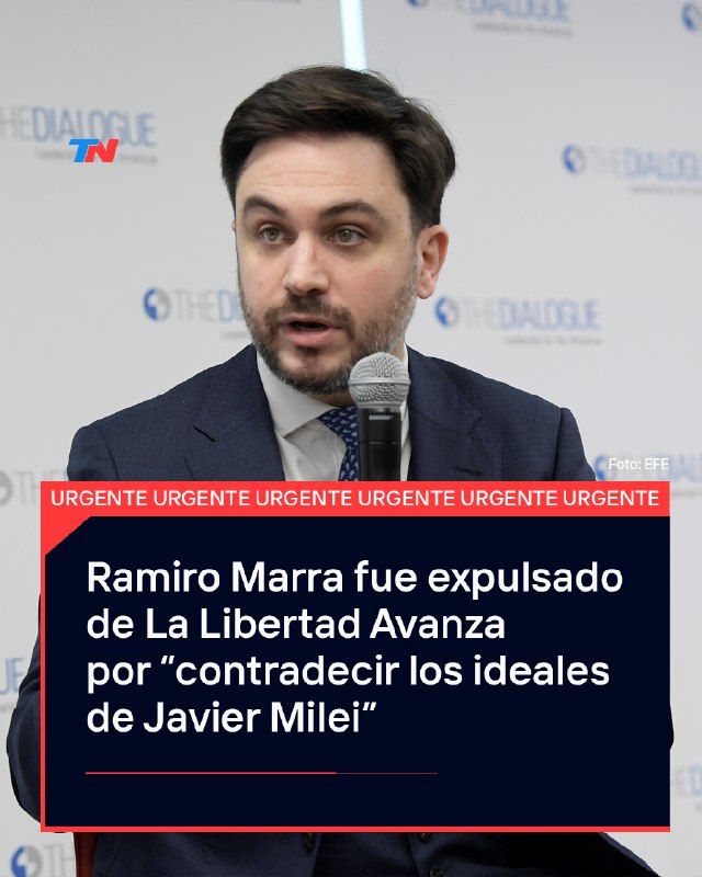 Ramiro Marra fue expulsado de La …