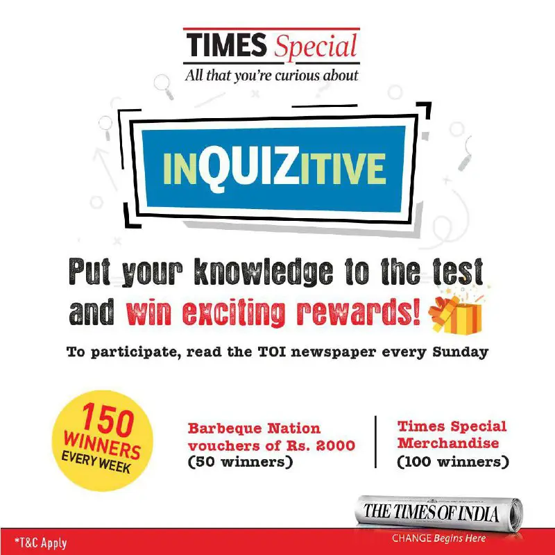 Are you InQUIZitive enough? Pick up …