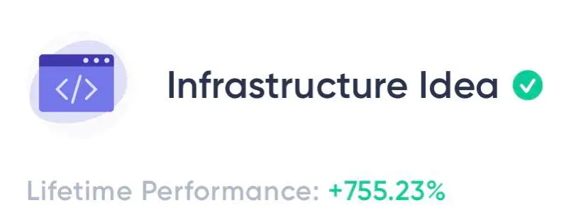 Infrastructure idea portfolio at [Tokenbox.io](http://Tokenbox.io/) platform brings over 750% performance to its token holders. Check it out!