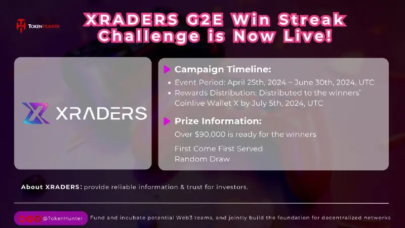 *****🔥*****[**#xraders\_xyz**](?q=%23xraders_xyz)[**#G2E**](?q=%23G2E) **Win Streak Challenge is Now …