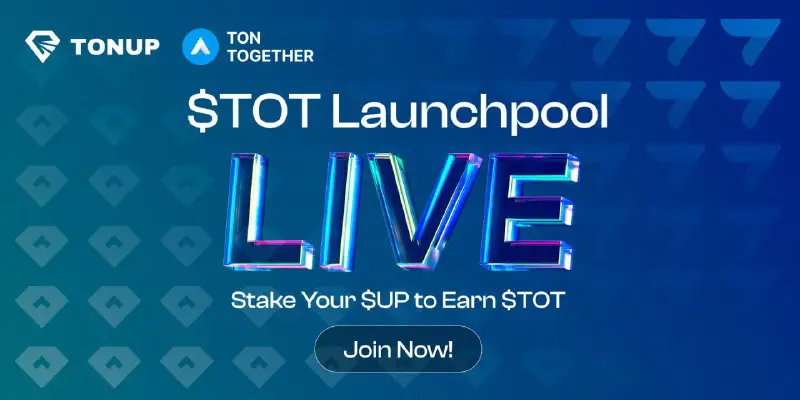 ***🚀***TonUP Launchpoolが正式にローンチ！