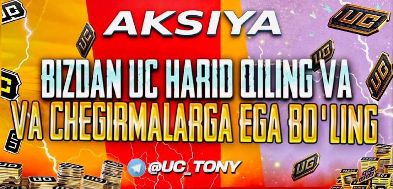 *****🎉***** **AKSIYA! 3850 UC 545 000 …