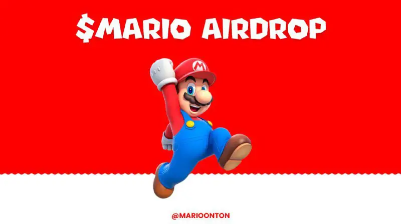 Тут дроп каких то токенов «Mario»