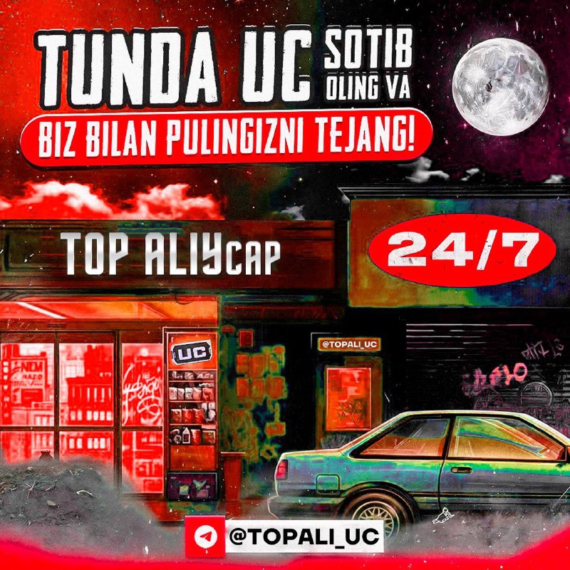 *****?*******Endi ucni** 24 soat xarid qilishingiz …