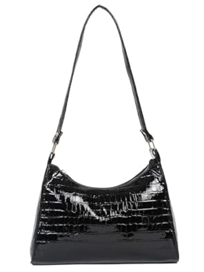 Fargo Leatherette Side Black Sling Bags For Women&#39;s Ladies