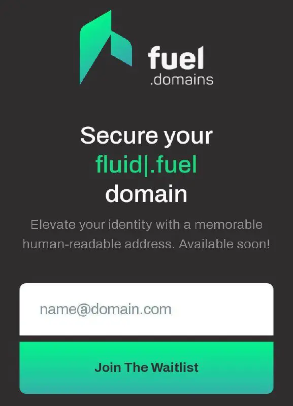 New Waitlist Fuel Domain