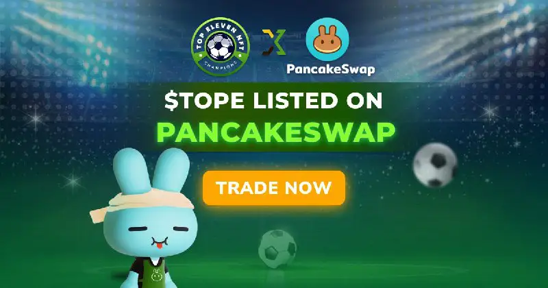 ***🌈*****$TOPE** **Is Now Live On PancakeSwap*****🌈***