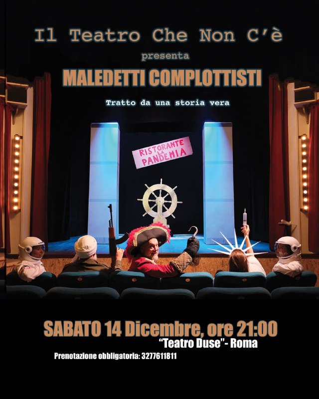 Sabato 14 ore 21:00 al Teatro …