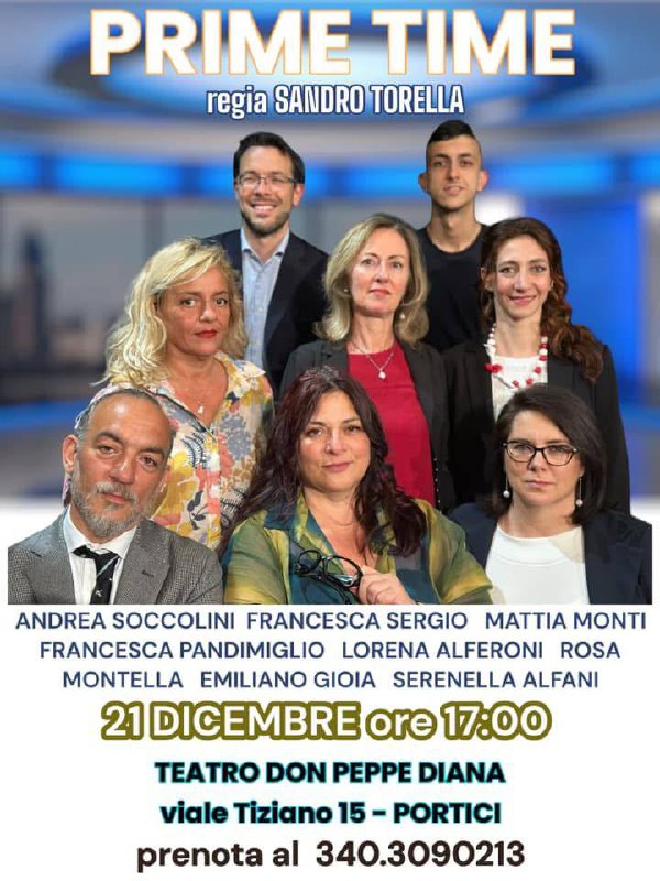 Domani pomeriggio sabato 21 ore 17:00