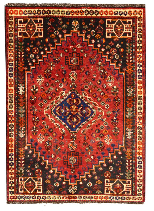 قالیچه دستبافت صادراتی شیراز (115×156) سانتیمتر