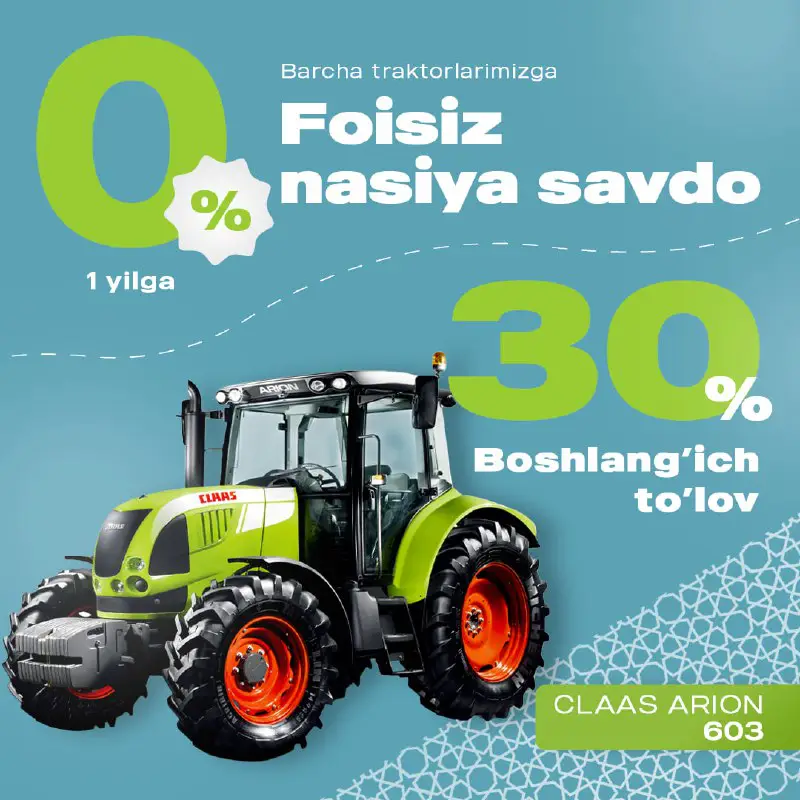 Claas Arion 630 traktori