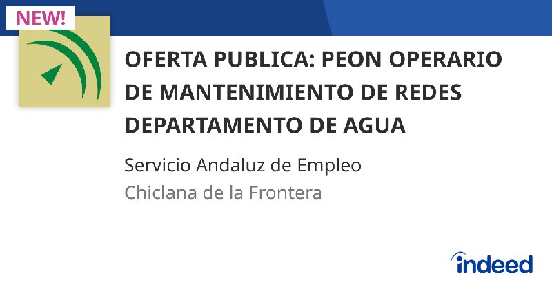 ***⬇️*** NUEVA OFERTA DE EMPLEO ***⬇️***