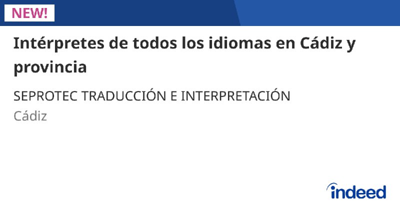 ***⬇️*** NUEVA OFERTA DE EMPLEO ***⬇️***