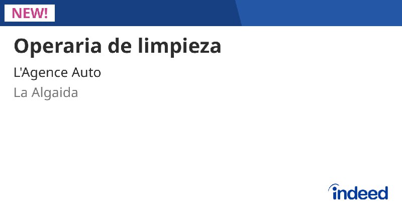 ***⬇️*** NUEVA OFERTA DE EMPLEO ***⬇️***