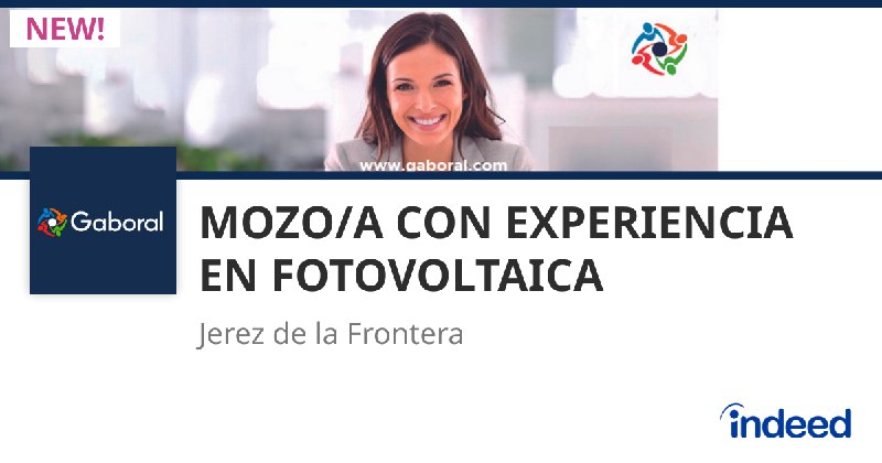 ***⬇️*** NUEVA OFERTA DE EMPLEO ***⬇️***