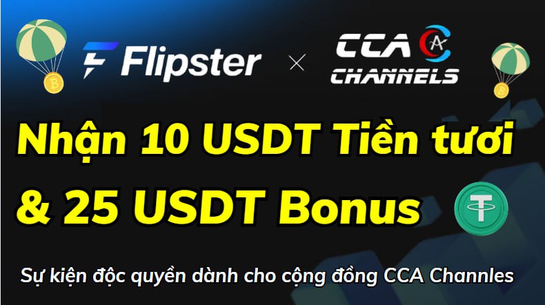 **Airdrop độc quyền CCA Channels x …