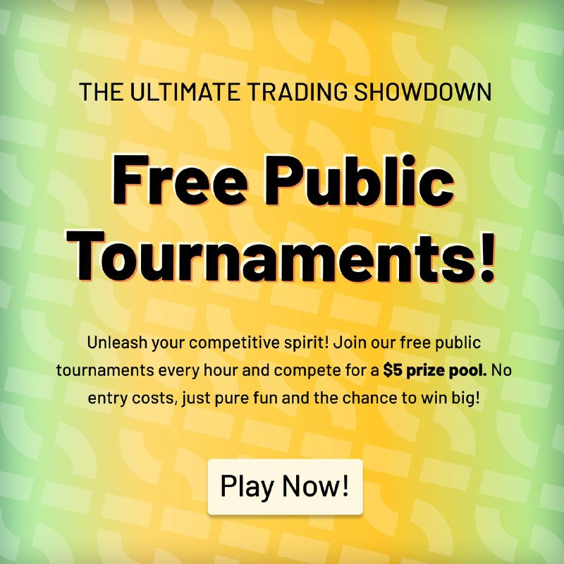 ***?*** FREE Public Tournaments Are LIVE! …