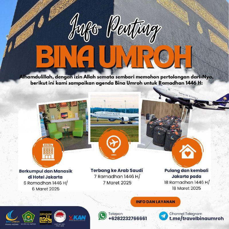 ***🎒*** **INFO PENTING BINA UMROH**