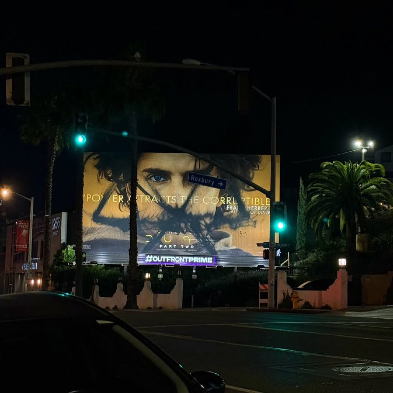 A Travis Scott fan spray painted …