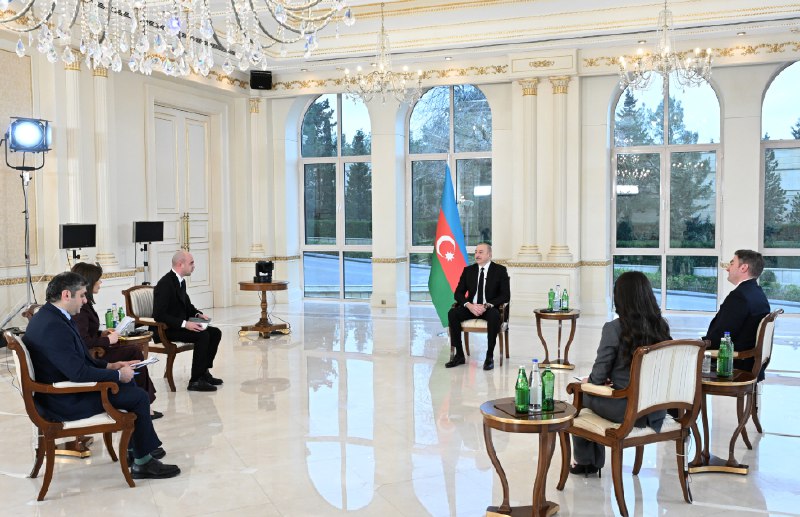 President Ilham Aliyev interviewed by local …