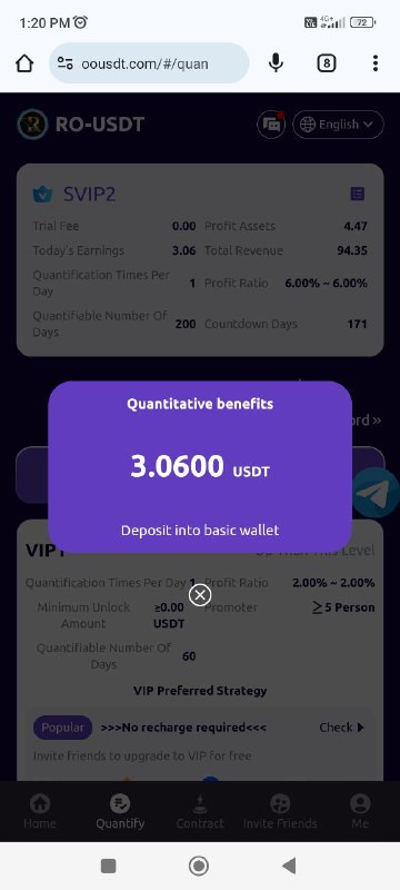 TRON USDT EARNING HUB