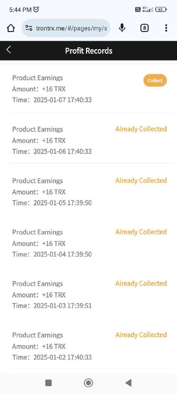 TRON USDT EARNING HUB