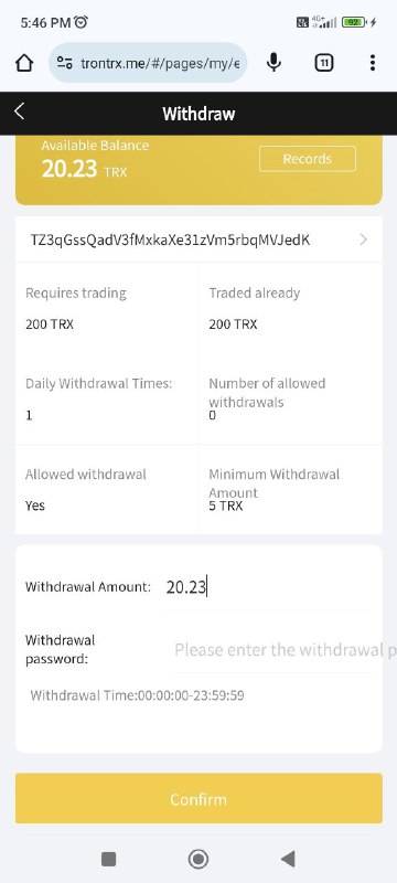 TRON USDT EARNING HUB