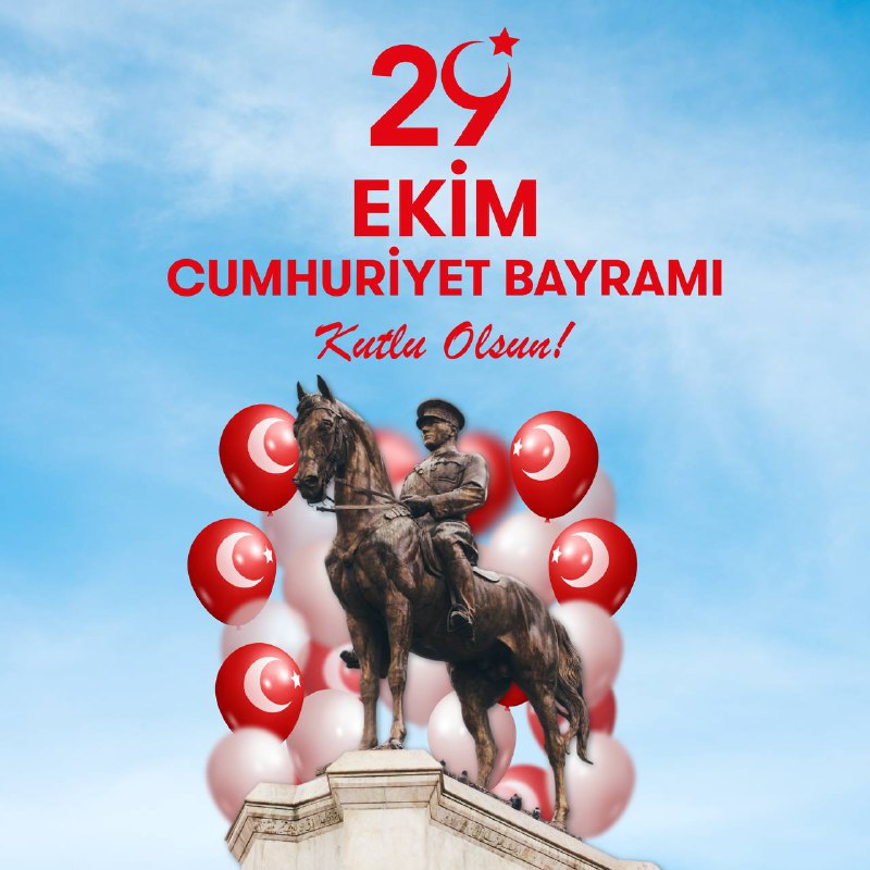 29 Ekim Cumhuriyet Bayramımız kutlu olsun! …