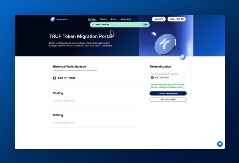 ***🚨***TRUF Migration Portal is Now Live …