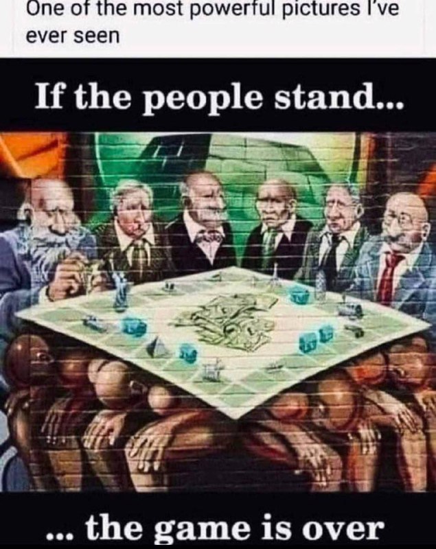 If the people stand… the game …