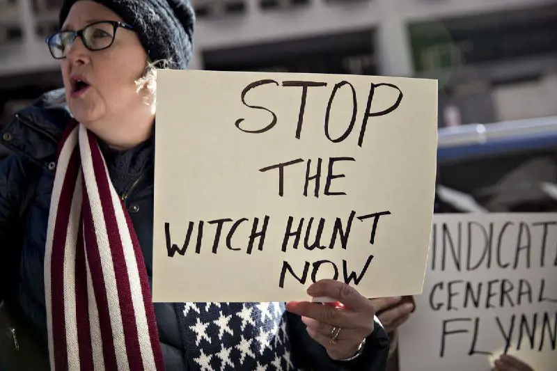 **STOP THE WITCH-HUNT! JUSTICE WILL NOT …