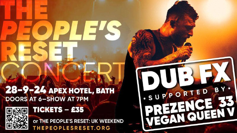 Dub FX is headlining the concert …