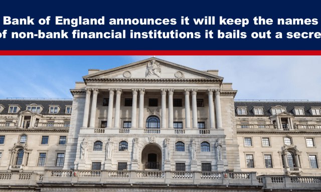 Bank of England announces it will …