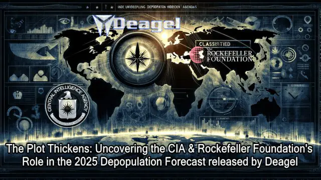 The Plot Thickens: Uncovering the ClA &amp; Rockefeller Foundation’s Role in the 2025 Depopulation Forecast released by Deagel