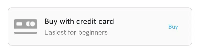 You can now onboard with a credit card ***🩵***