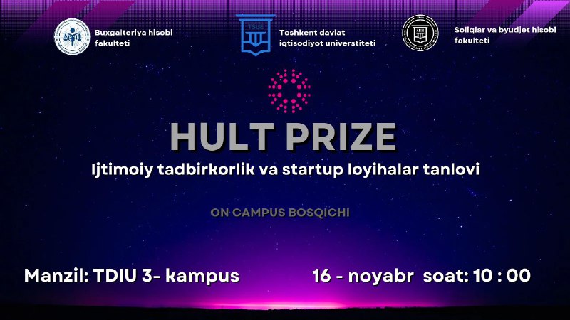 ***🔸*** **Hult Prize** - TDIU - …