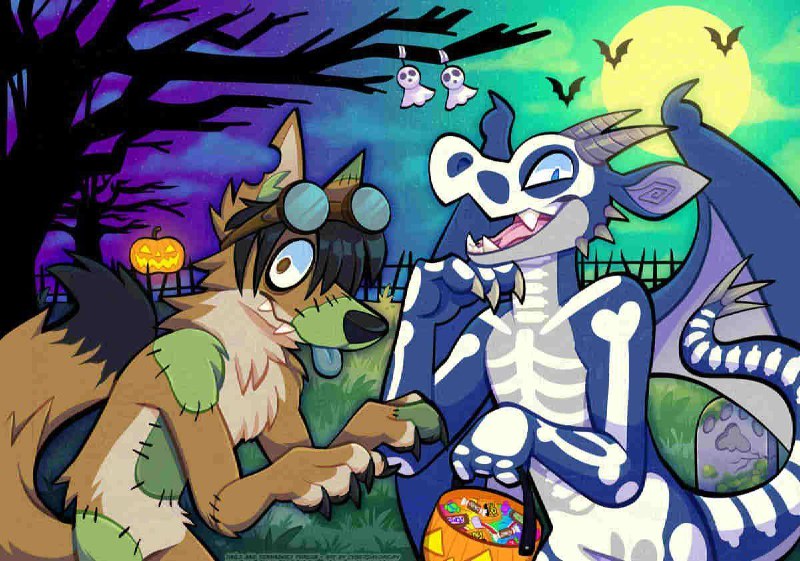 Happy Halloween!***🎃*** Art by Xander ()