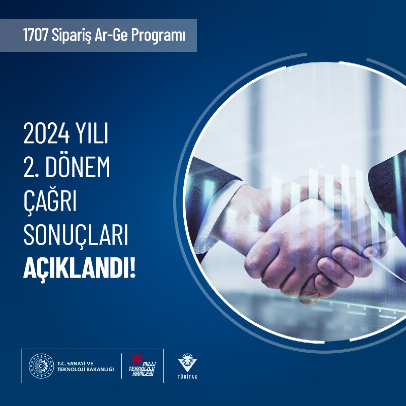 ***📢*** 1707 Siparişe Dayalı Ar-Ge Destek …