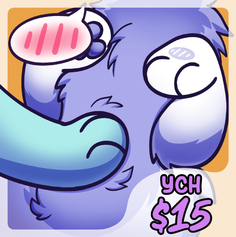 Belly rubs YCHs are now open! …