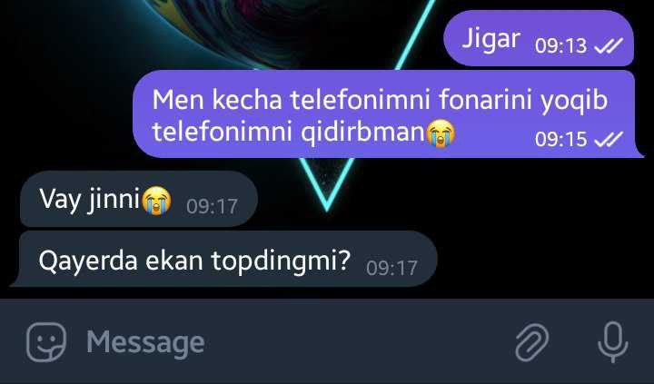 ***Do'stim va men miyyamizni ozgina ko'p …