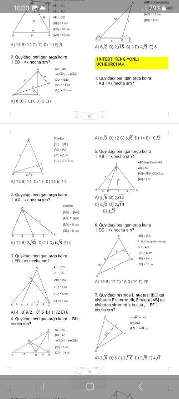 Geometriya tarjima kitob