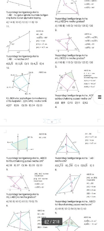 Geometriya tarjima kitob