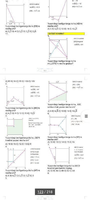 Geometriya tarjima kitob