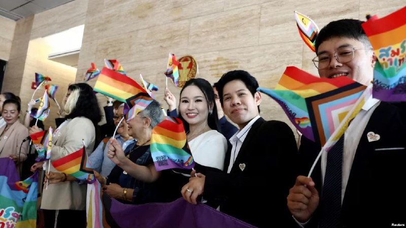 ***🔴***Tayland, eşcinsel evlilik yasasını çıkaran 33. …