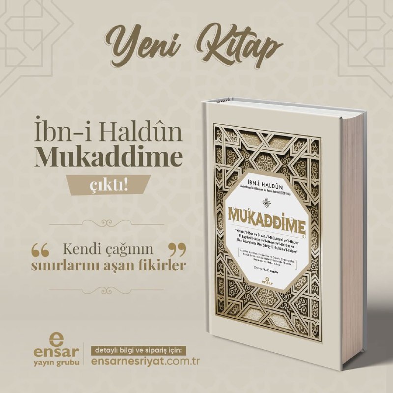 **İbn-i Haldûn, günümüzden yaklaşık 670 yıl …