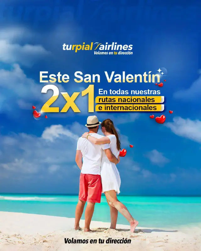 ¡Celebra el amor con Turpial Airlines!