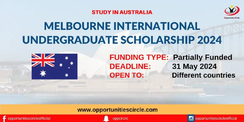 ***👇***Melbourne International Undergraduate Scholarship 2024 | Study in Australia