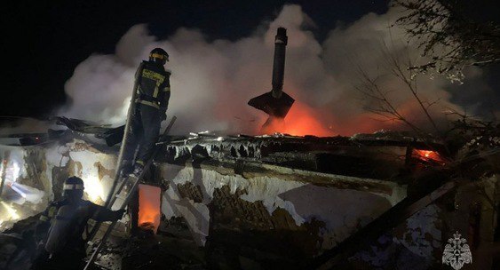 *****‼️*******Два человека погибли при пожаре в …