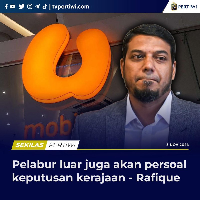 Menurut Rafique, cairan terkini menunjukkan 48.3% …